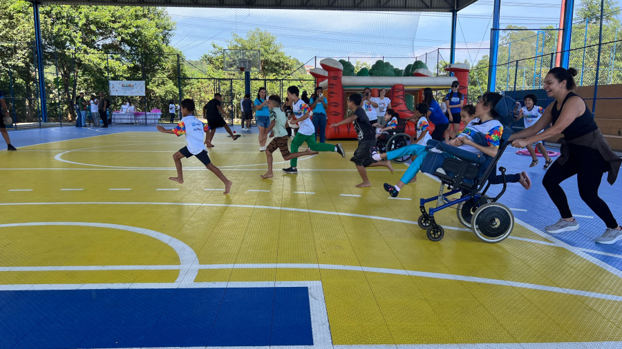 Gincana do Autismo reúne famílias e fortalece  a inclusão em Arujá