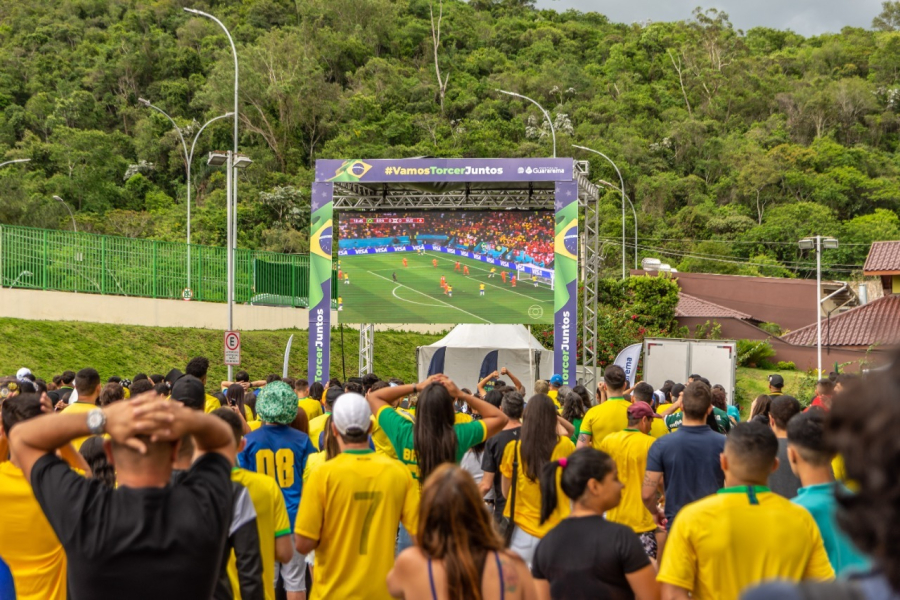 Prefeitura de Guararema vai transmitir jogos do Brasil na Copa do Mundo em telão