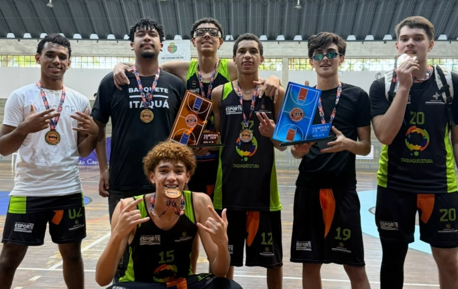 Itaquá conquista bicampeonato na NLAB Sub-16 de basquete