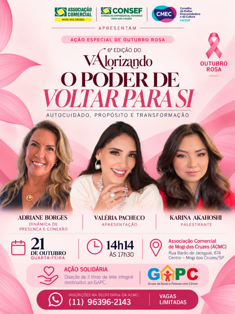Consef da ACM promove ação do Outubro Rosa nesta quarta (21)