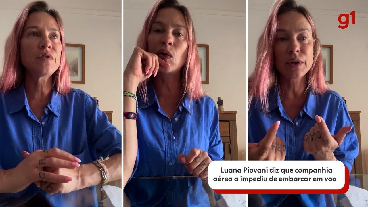 Luana Piovani diz que foi impedida de embarcar em voo nos EUA; companhia aérea fala em 'suposta fraude' na passagem