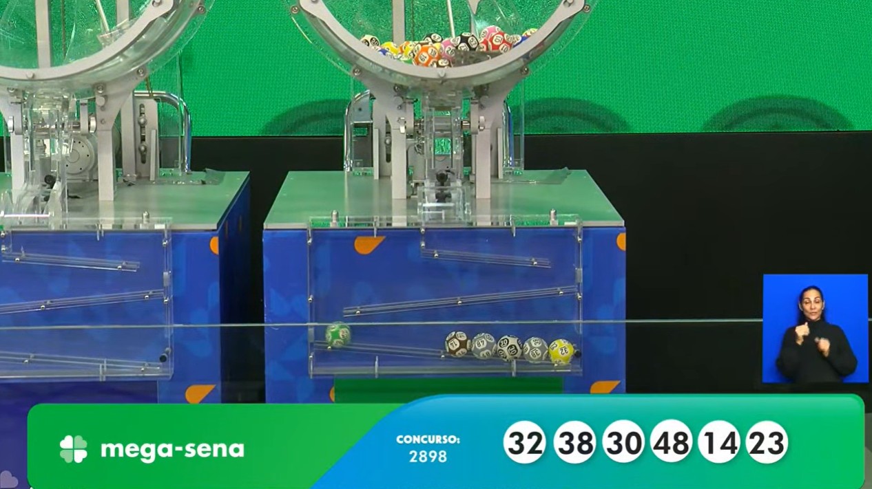 Mega-Sena, concurso 2.898: prêmio acumula e vai a R$ 9 milhões