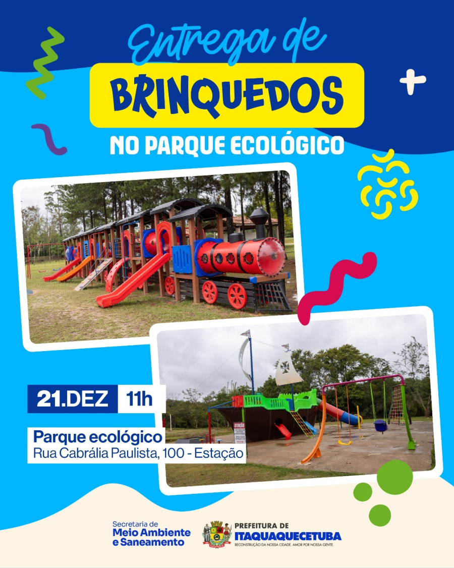Novo Parque Infantil é destaque em fim de semana histórico de entregas e inaugurações em Itaquá