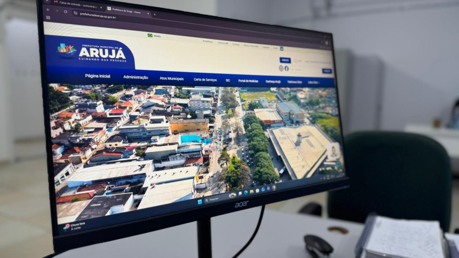 Prefeitura de Arujá lança novo site com recursos de acessibilidade e serviços integrados ao cidadão