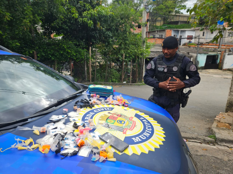 GCM de Itaquá apreende 3,3 mil entorpecentes e intensifica patrulhamento 