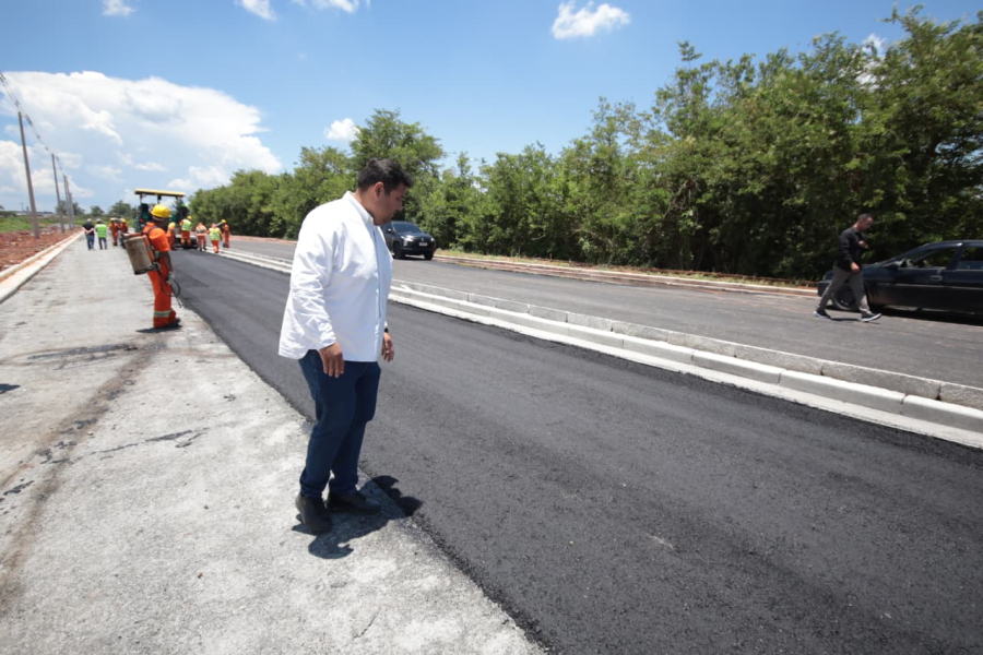 Ordem de serviço oficializa início da pavimentação asfáltica no Parque Heroísmo