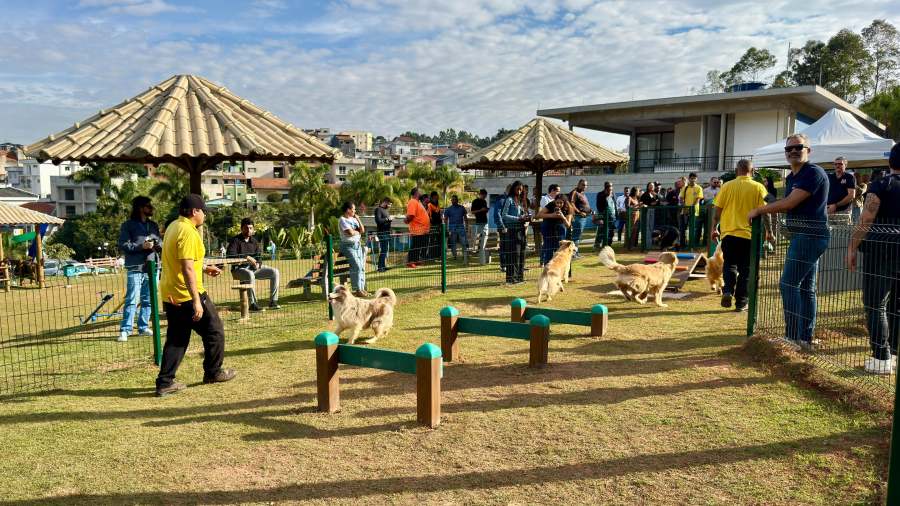  Espaço de socialização e bem-estar animal é entregue no Parque dos Ipês em Arujá