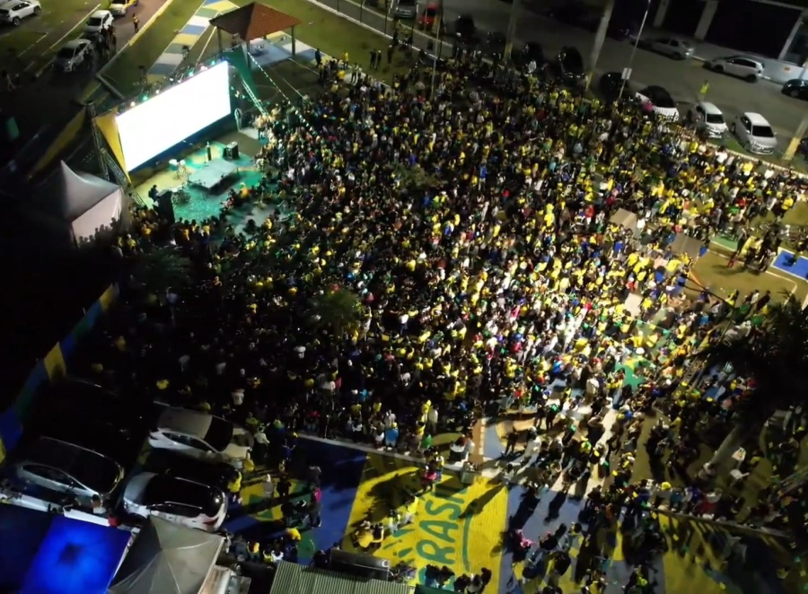 Em noite de jogo do Brasil, Ferraz de Vasconcelos realiza nova festa