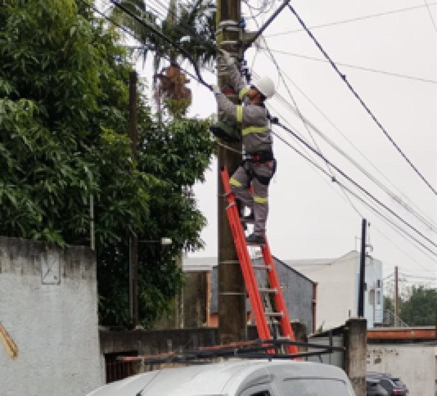 Em Suzano, EDP  inicia retirada de fiação irregular em mais de 50 vias 