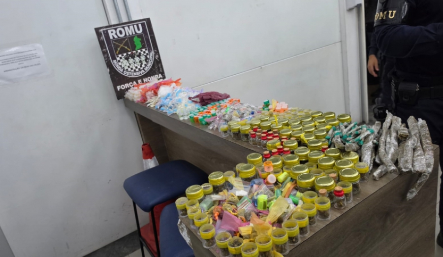 Em Mogi, Guarda Civil  apreende mais de 2 mil porções de entorpecentes