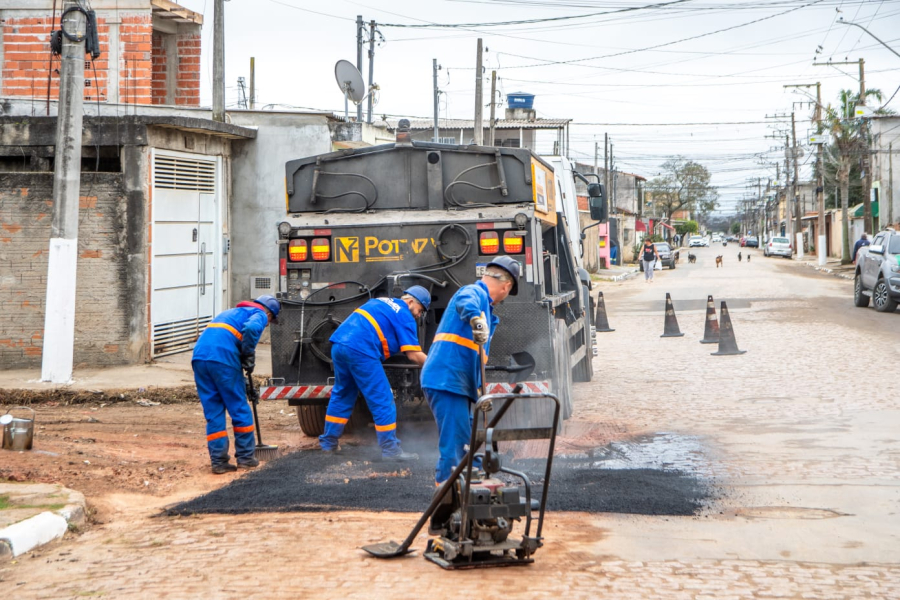  Mogi das Cruzes inicia obras de pavimentação na Vila Nova Jundiapeba neste sábado (4)