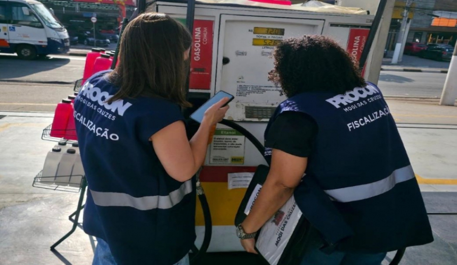 Em Mogi, Procon fiscaliza 15 postos de combustíveis