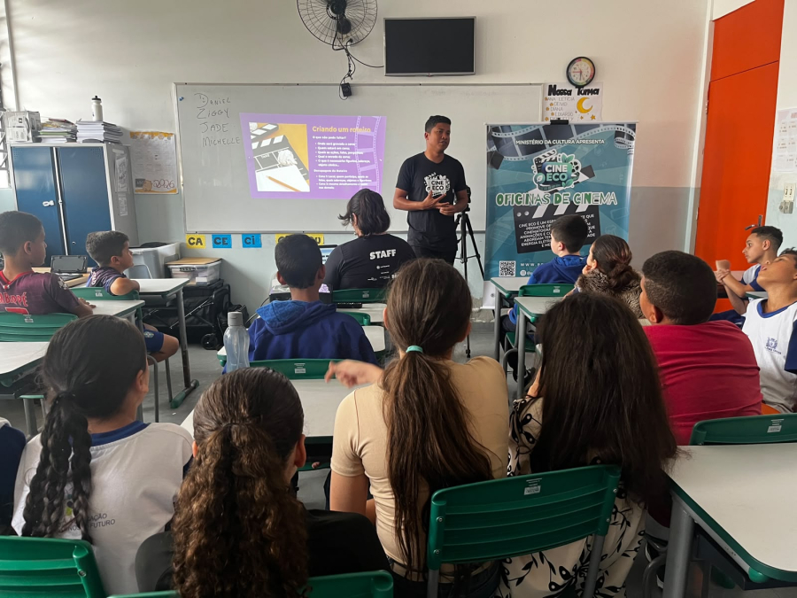 Projeto Cine Eco leva cinema, cultura e conscientização ambiental para escolas de Mogi das Cruzes
