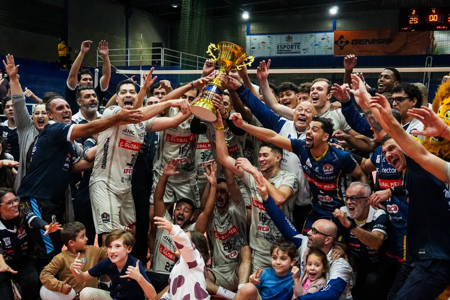 Vôlei Itaquá vence São Caetano e é campeão da etapa Sudeste da Superliga C