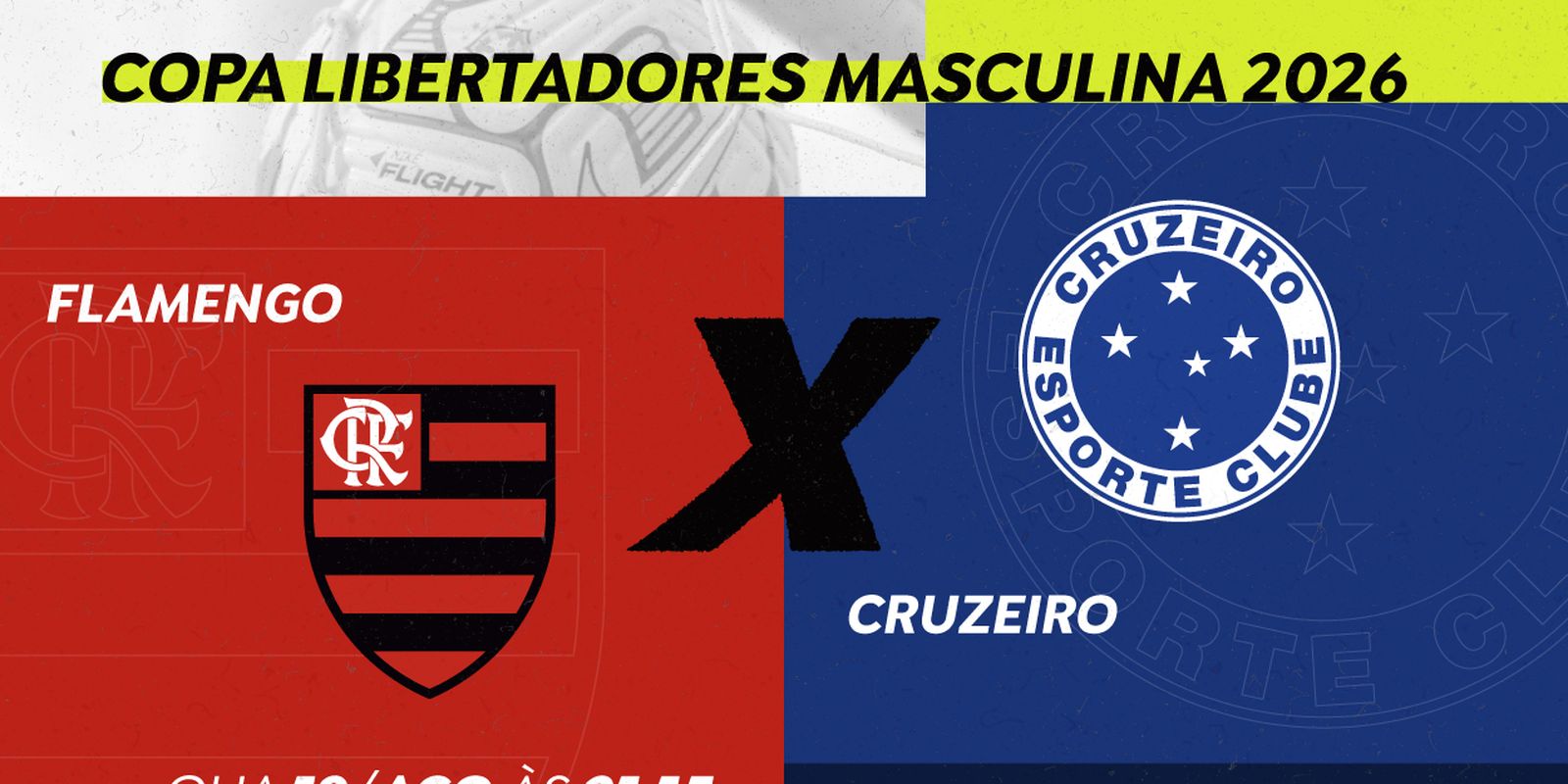 Rádio Nacional exibe Flamengo x Cruzeiro pelas oitavas da Libertadores