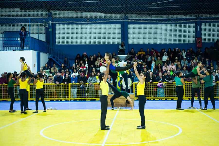 Ginásio Habib Tannuri  sedia a abertura da 5ª Olimpíada Estudantil de Arujá
