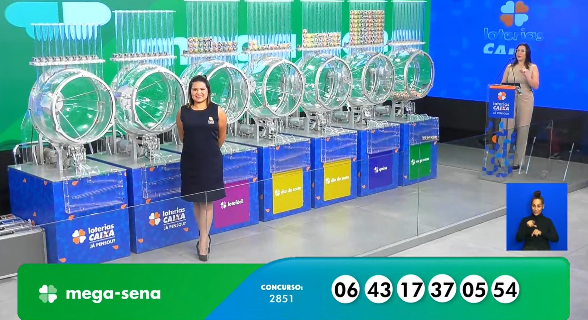 Mega-Sena, concurso 2.851: prêmio acumula e vai a R$ 37 milhões